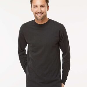 M&O Unisex Gold Soft Touch Long Sleeve T-Shirt - 4820